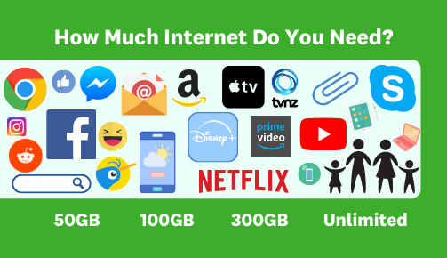 how much internet do I need