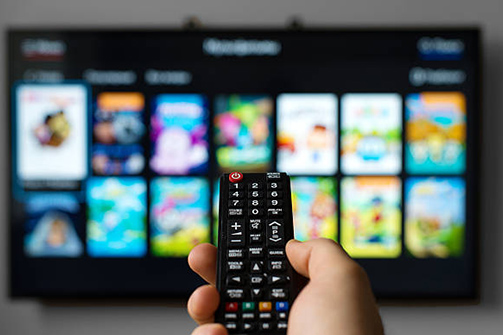 smart tv and remote